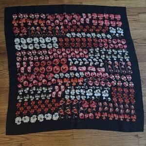 Gucci silk scarf- never worn! Beautiful Poppy design- perfect condition